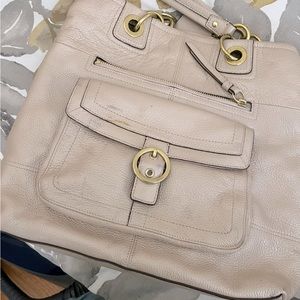 Classic gold Coach purse